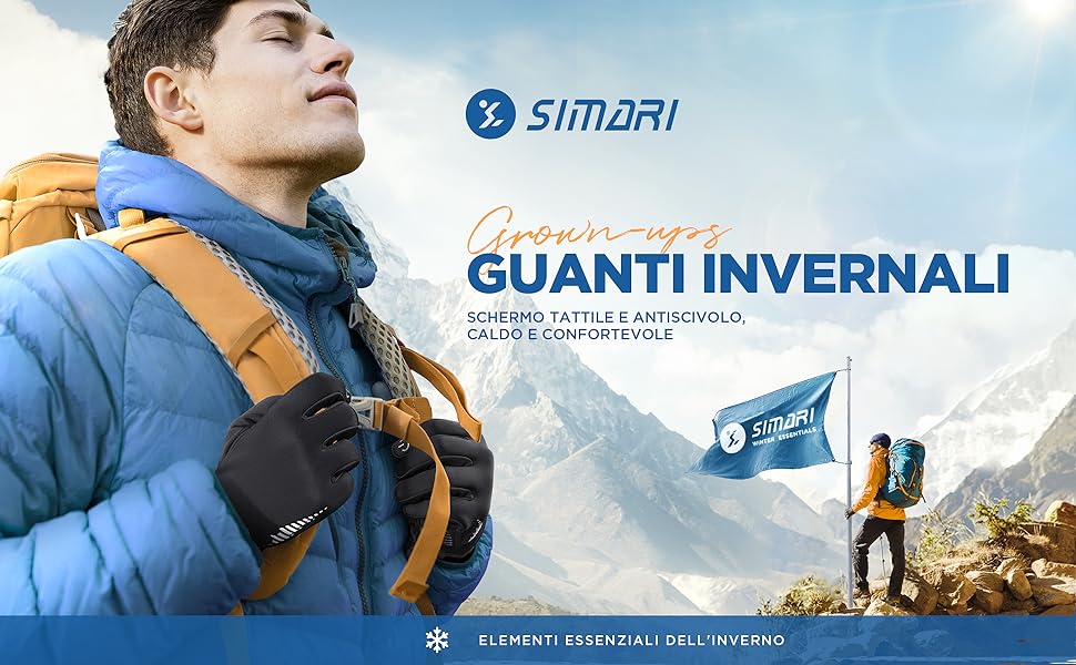 SIMARI Guanti Invernali Touch Screen: Perfetti per l'Outdoor