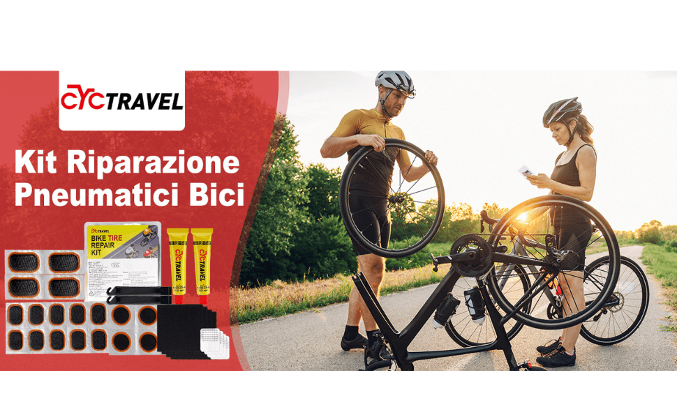 Kit Riparazione Pneumatici Bici Cyctravel – Affidabilità e praticità per ogni ciclista